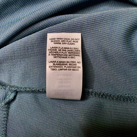 Dynamite Women's Teal Shirt with Twist Front, size Medium - Picture 8 of 8